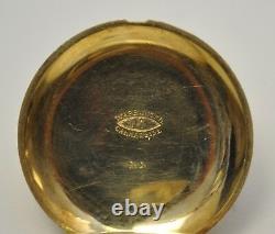 RARE 1860's Antique Charles E Jacot 18k Gold Hunter's 40mm case Pocket Watch