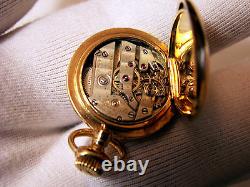 RARE 18K Antique Tiffany & Co Small Ladies' M Pocket Watch 1889 Paris Expo Box
