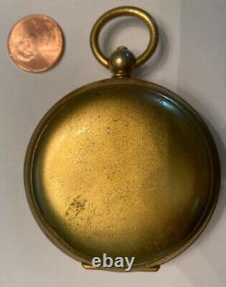 RARE ABERCROMBIE & FITCH Co VINTAGE BAROMETER Old Antique Pocket Watch Case