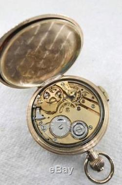 RARE ANTIQUE 9ct GOLD HUNTER REPEATER POCKET WATCH C. 1900