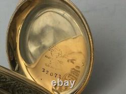RARE Antique 1880s J. P. Stevens 15J Multicolor 14k Solid Gold 6s Pocket Watch