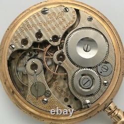RARE Antique 1909 South Bend Grade 299 17J 16s Open Face Pocket Watch