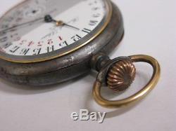 RARE montre Boussole Solaire Emile Lainé Antique compass pocket watch 24h Uhr