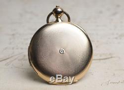 REPEATER + INDEPENDENT CENTRE SECOND 14k GOLD Antique REPEATING Pocket Watch
