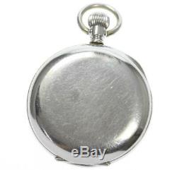 ROLEX Antique small second Silver Dial Hand Winding Men's Pocket watch 535444