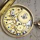 Ruby Cylinder Solid 18k Gold Repeating Repeater Antique Pocket Watch