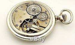 Rare 1925 Longines 3 Gold Stars Vintage Antique Pocket Watch Running