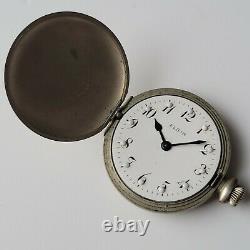 Rare 1943 Elgin Us Soldiers Blind Braille Mechanical Pocket Watch, Vintage, Fob