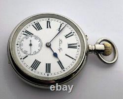 Rare ANTIQUE Pocket Watch P. Bure Enamel Dial Buhre