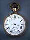 Rare Antique Double Sided Chronograph Pocket Watch In Solid 18k Gold Case As Is