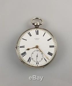 Rare Antique K Kraut Pocket Chronometer Watch Helical Hairspring 1853 London
