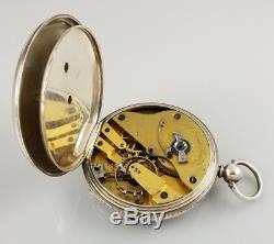 Rare Antique K Kraut Pocket Chronometer Watch Helical Hairspring 1853 London