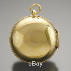 Rare Antique Single Hand French Oignon Verge Fusee Keywind Pocket Watch Ca1680s