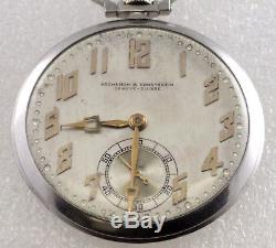 Rare Antique Vacheron Constantin Platinum Pocket Watch Circa 1918