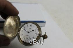 Rare Antique Vintage Old Swiss Made Omega Grand Prix Full Hunter Pocket Watch