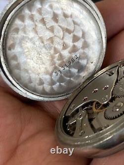 Rare Tramway Pocketwatch With Cortebert Movement 1920's Antique Small Size 44mm
