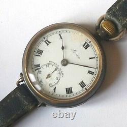 Rare Transitional Pocket Watch Sonia Wristwatch Trench Antique Vintage Ww1
