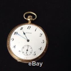 Rare Vintage Antique E Howard Railroad Pocket Watch Working 17Jewels 1223570