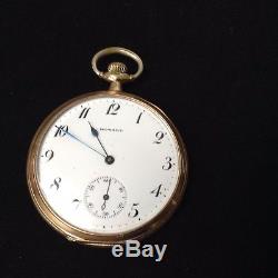 Rare Vintage Antique E Howard Railroad Pocket Watch Working 17Jewels 1223570