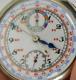 Rare Antique Omega Memento Mori Masonic/doctor's Skull Chronograph Pocket Watch