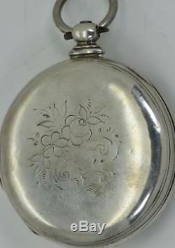 Rare antique Victorian Memento Mori Skull Skeleton pocket watch. Arnold Adams&Co