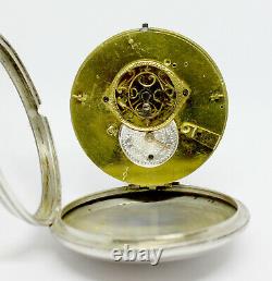 Rare grande montre à coq / antique verge pocket watch / Spindel taschenuhr