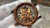 Restoration Rusty Mechanical Watches Watchmaker Reparing Old Watch