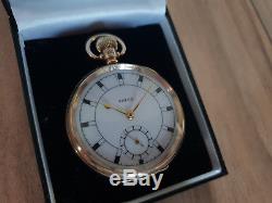 Rolex 1919 solid gold pocket watch, fully hallmarked, antique collector's dream