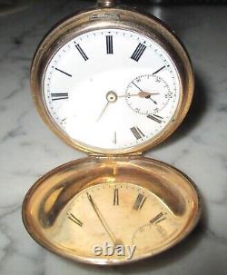Rolled Gold Gents Pocket Watch. Antique