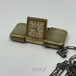 STOWA Gold Plated Antique Pocket Watch. It has been tested