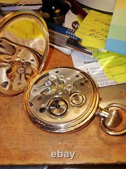 SUPERB Antique Swiss Gents Full Hunter Pocket Watch. 15 Jewel Size 16