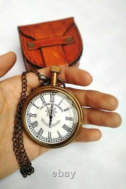 Set Of 5 Nautical Vintage American Elgin Look Collectible Antique 2Pocket Watch