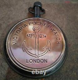 Set Of 5 Nautical Vintage American Elgin Look Collectible Antique 2Pocket Watch
