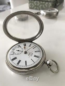Silver Pocket Watch Working