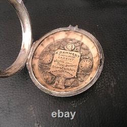 Silver pair cased verge pocket watch London 1804