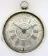 Silver Pair Cased Verge Pocket Watch, Mock Pendulum London, C1700