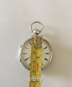 Small Antique Quarter Repeater Silver Pocket Watch