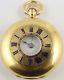 Small Antique 18ct Gold Demi Hunter Fob Watch Jw Benson London. In Working Order