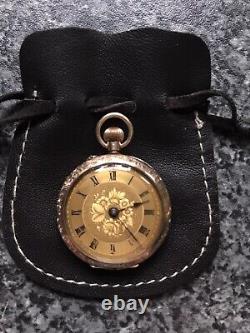 Solid gold pocket watch