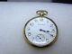 South Bend Antique Pocket Watch 14k Solidarity 5.85 Gold 429 Calibre With Chain