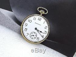 South Bend Antique Pocket Watch 14k Solidarity 5.85 gold 429 Calibre with Chain