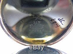 South Bend Antique Pocket Watch 14k Solidarity 5.85 gold 429 Calibre with Chain