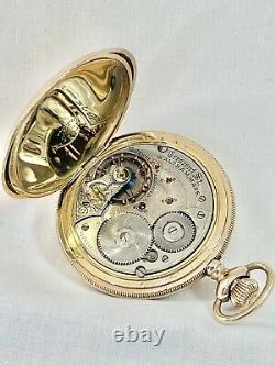 Stunning Museum Quality 19j M 1892 Crescent St Waltham Gold Antique Pocket Watch