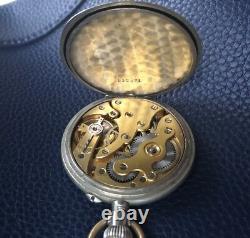 Stunning RUSSIAN Imperial PAVEL BURE ANTIQUE POCKET WATCH Size 16S Silver Color