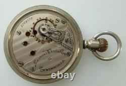 Superb American Illinois Watch Company Springfield Pocket Watch, Fahys Case S18