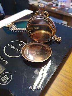 Superb Antique Gold/P. Waltham Traveler Size 16 Full Hunter Pocket Watch. 1903
