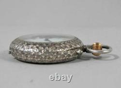 Superb Antique Vintage Sterling Silver Pocket Watch 1919 Fob Watch Working