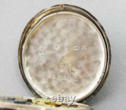 Superb Antique Vintage Sterling Silver Pocket Watch 1919 Fob Watch Working