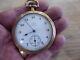 Superb Elgin Usa Antique Gold Plated 20 Years Plating Pocket Watch