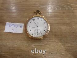 Superb Elgin USA Antique Gold Plated 20 Years Plating Pocket Watch
